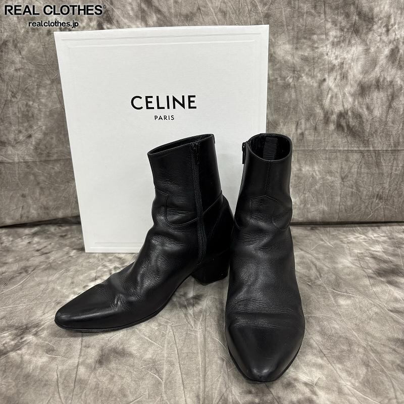 Celine 置けれ サイドゴアブーツ ブラック size41