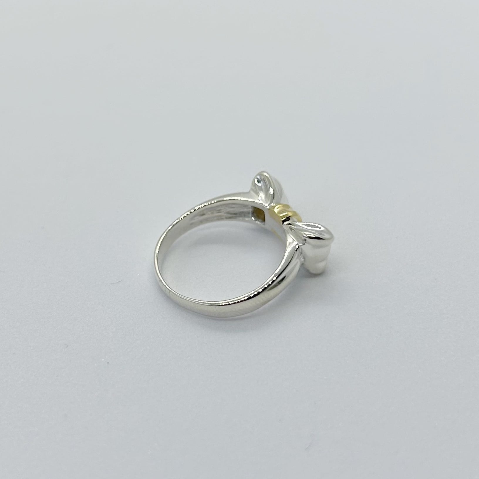 TR6119】Tiffany&Co. ribbon twist ring/silver925,K18 TR6119】Tiffany&Co. ribbon twist ring/silver925,K18