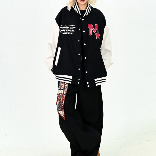 スターカレッジロゴボーダーラインスタジャン 2col R01130