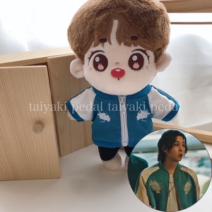 ユンギ　シュガ　SUGA 　D-DAY　シャツ　トップス　ぬい服　ぬいちゃん　ちびぬい　着せ替え　ドール　20㎝サイズ　15㎝サイズ