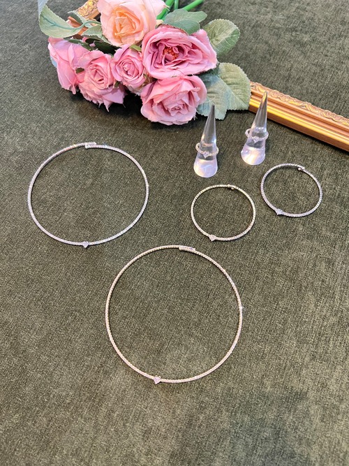 @prettie10周年感謝祭 ハートモチーフアクセサリー3点セット 画像