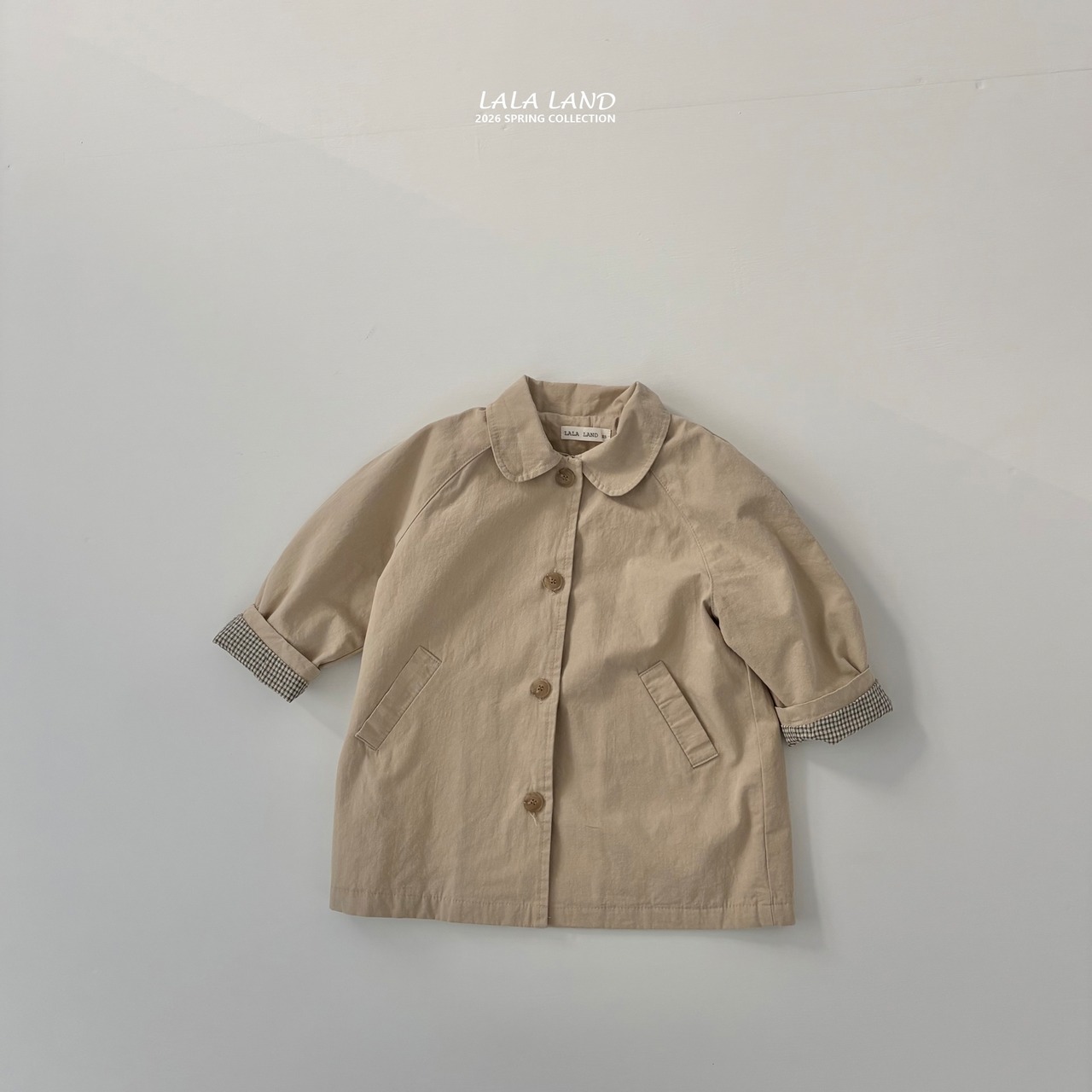 LALALAND 26/SS (Kids)Spring trench coat