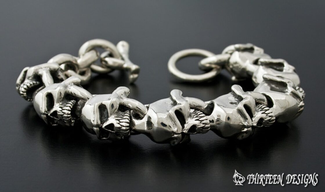 THIRTEENDESIGNS サーティーンデザインズ KB-1SP MAD SKULL LINK 
