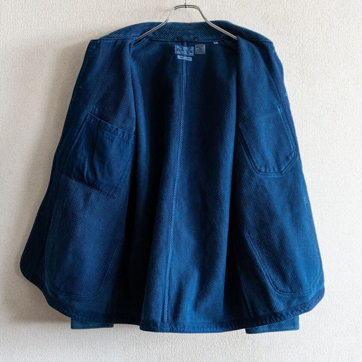 美品】 BLUE BLUE JAPAN 【刺し子 カバーオール ジャケット】2(M