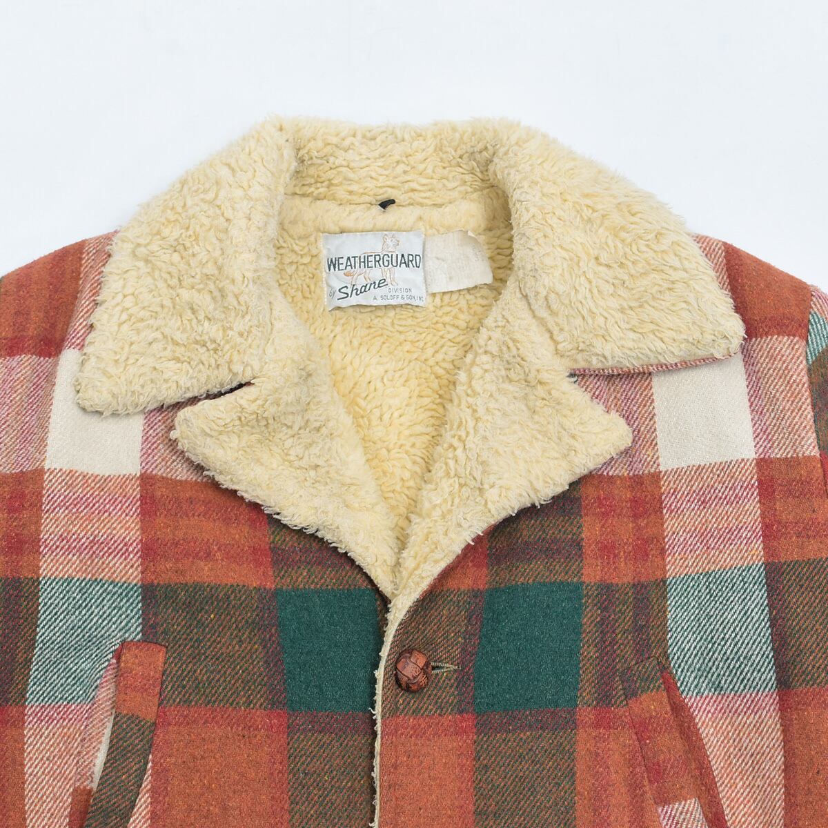 雰囲気系 70～80s WEATHERGUARD by Shand チェック ランチコート