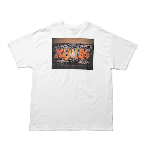 WasHere x SMOKIN' IN THE BOYS ROOM / KENNY TEE (WHITE)