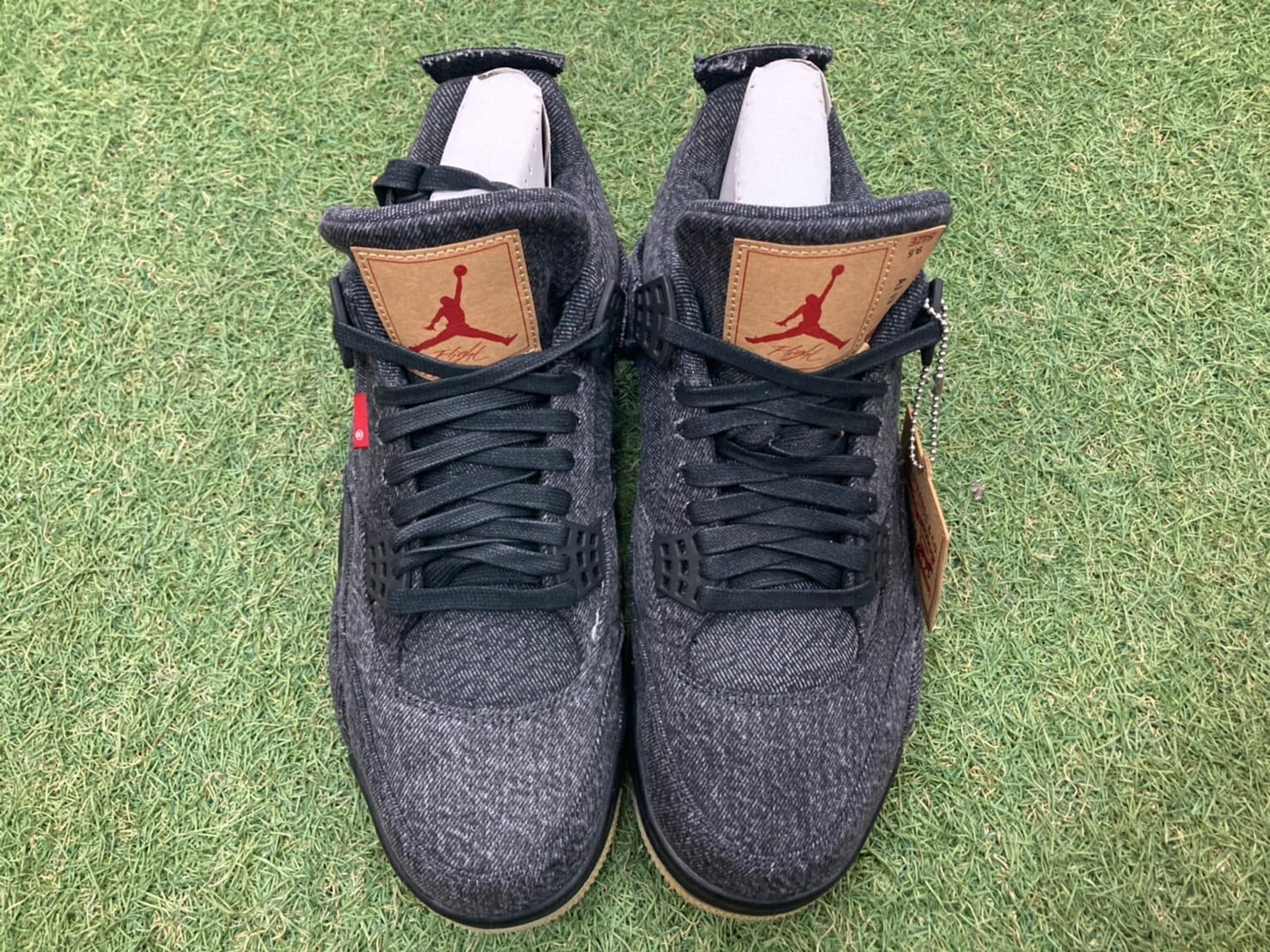 NIKE × LEVIS AIR JORDAN 4 RETRO NRG BLACK AO2571-001 27.5cm 