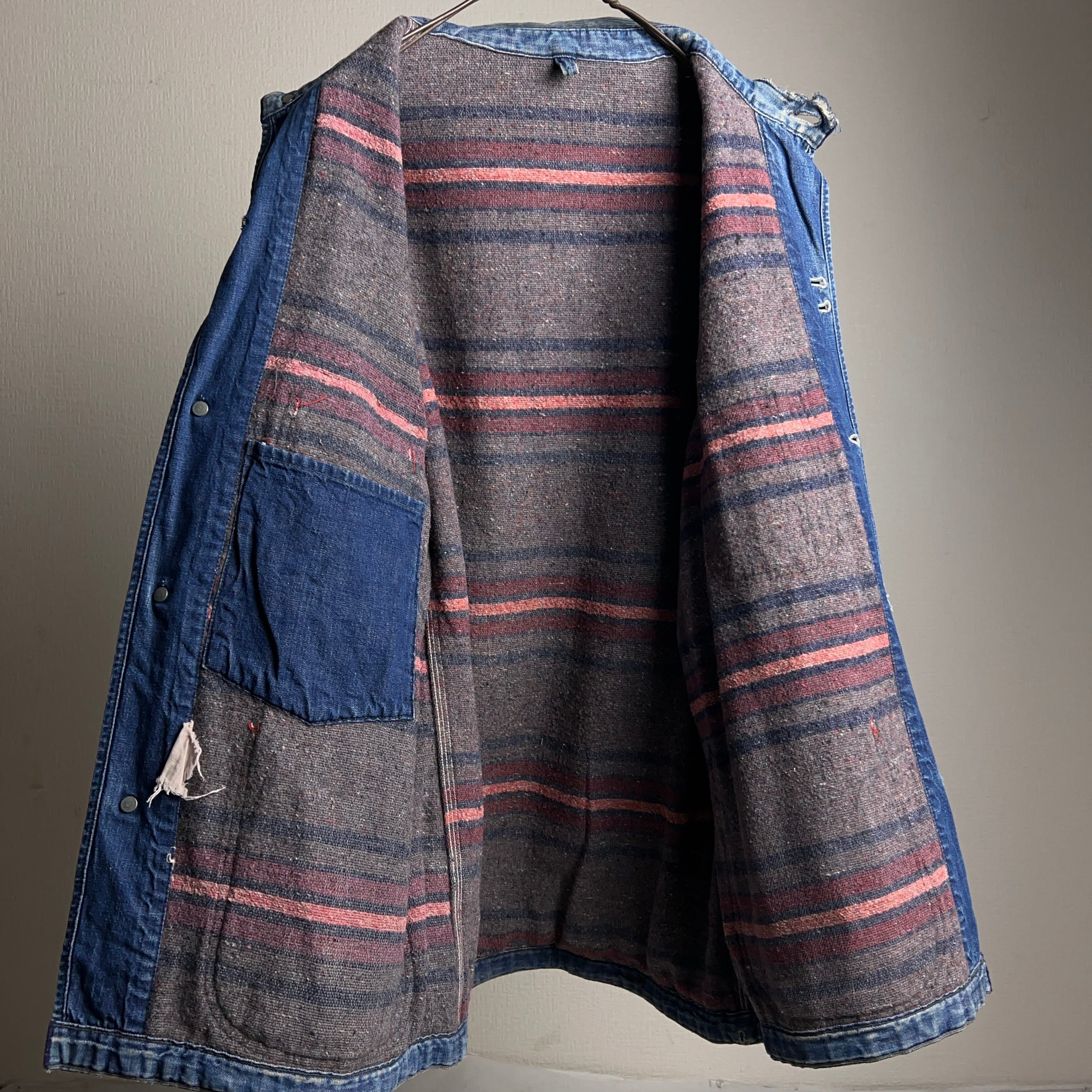 60's Sears Lined Denim Coverall Jacket 60年代 シアーズ 60's Sears Lined Denim Coverall Jacket 60年代 シアーズ