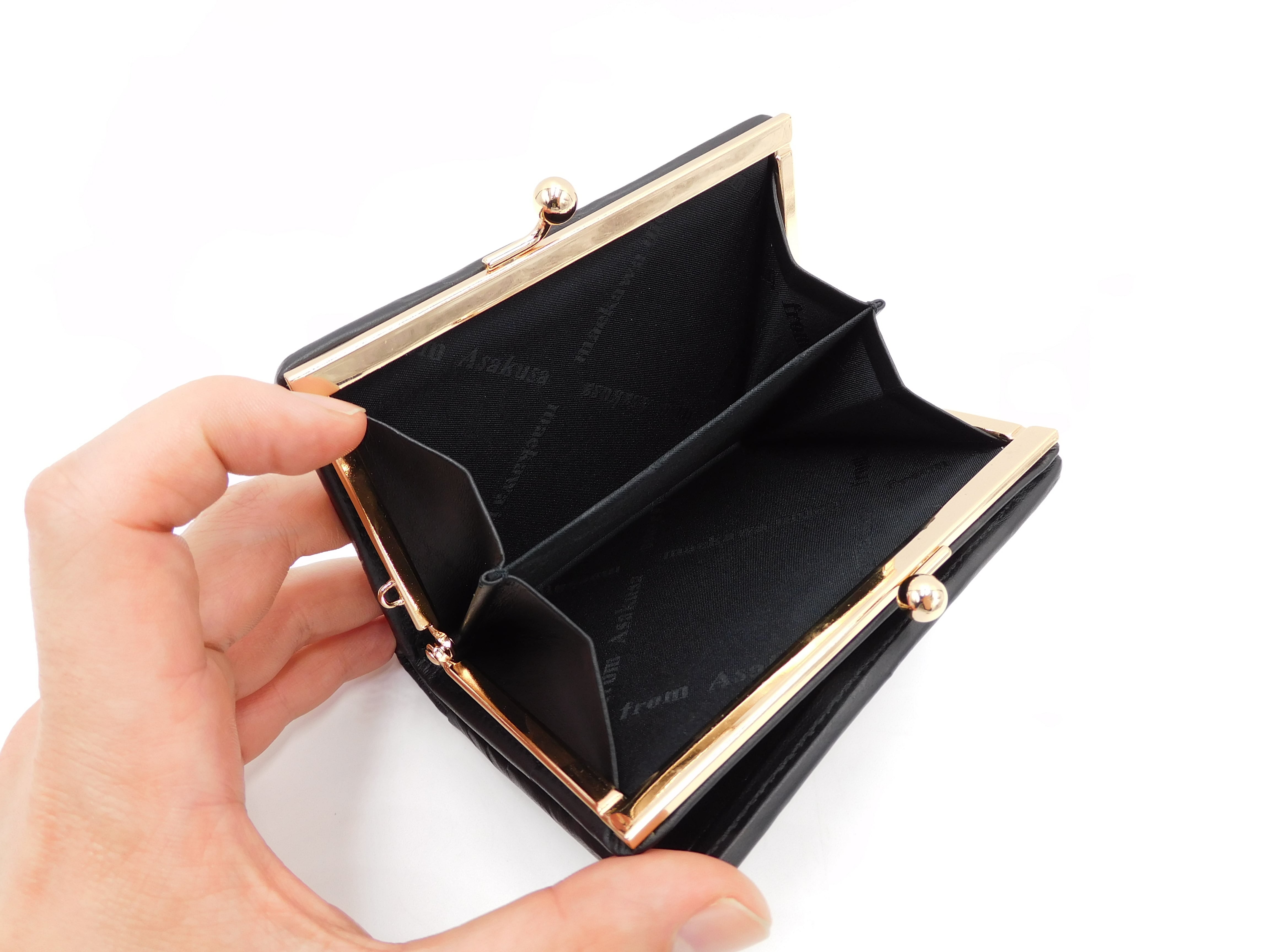 パッチワーク印傳 がま口札入 マルチカラー | 浅草前川印傳｜公式