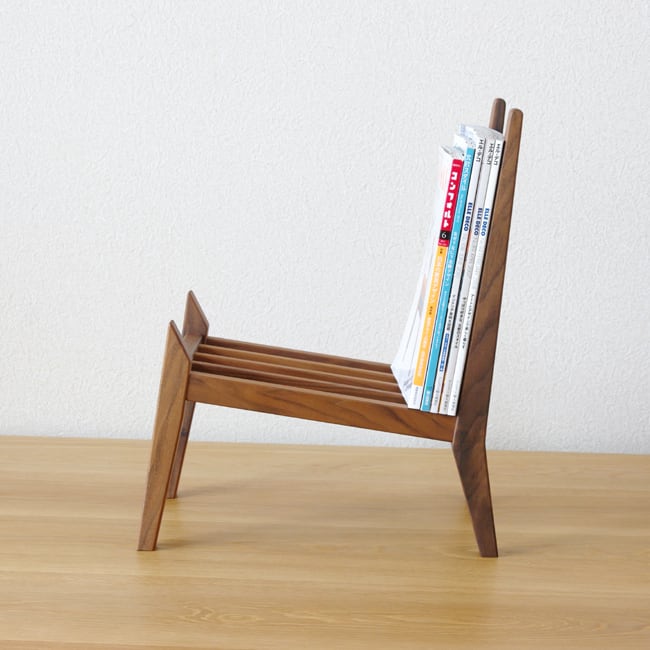 book rest chair／マガジンラック／木桟 | inahono furniture