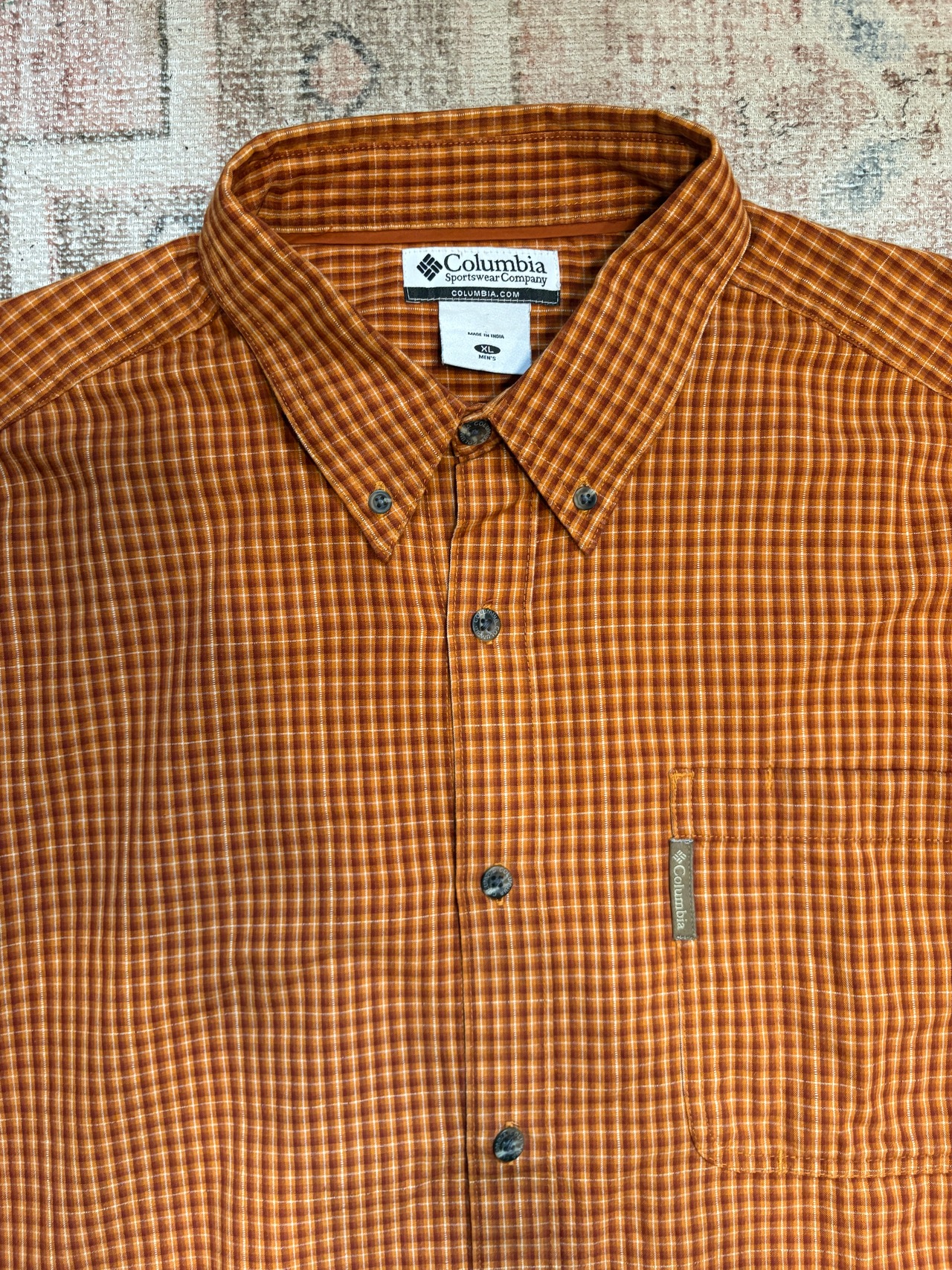 Columbia / check shirts / REMAKE / repair