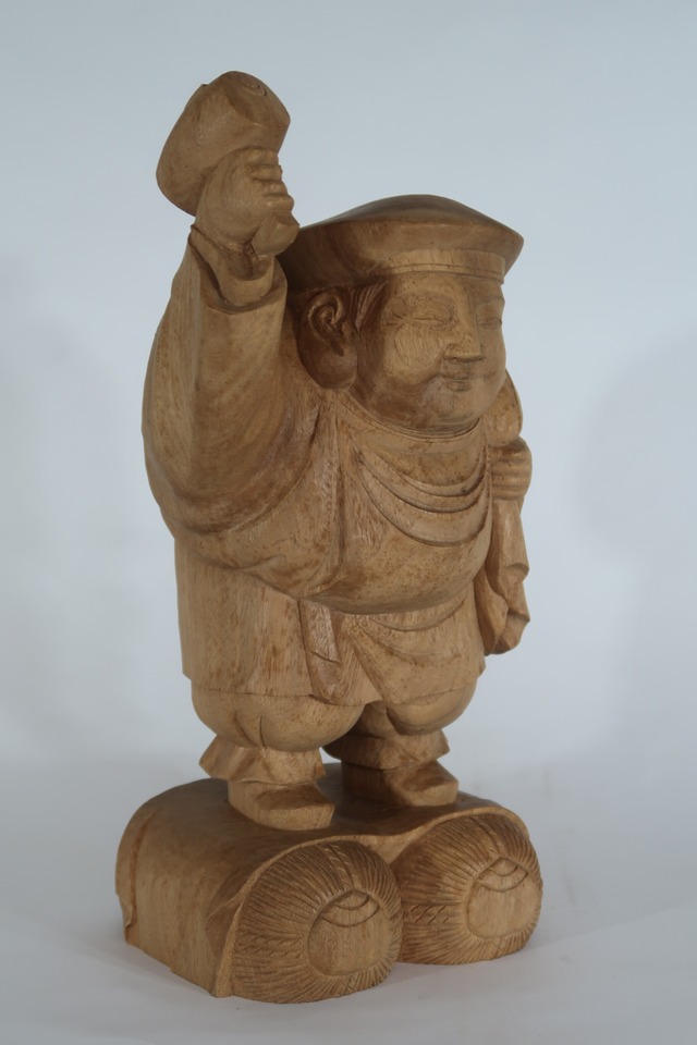 Daikokuten ― A Wood Sculpture by Nozomu Mori