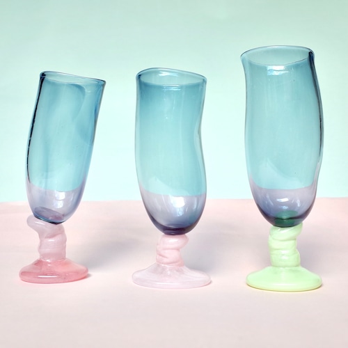 GOOFY GOBLET LONG / GREY BLUE