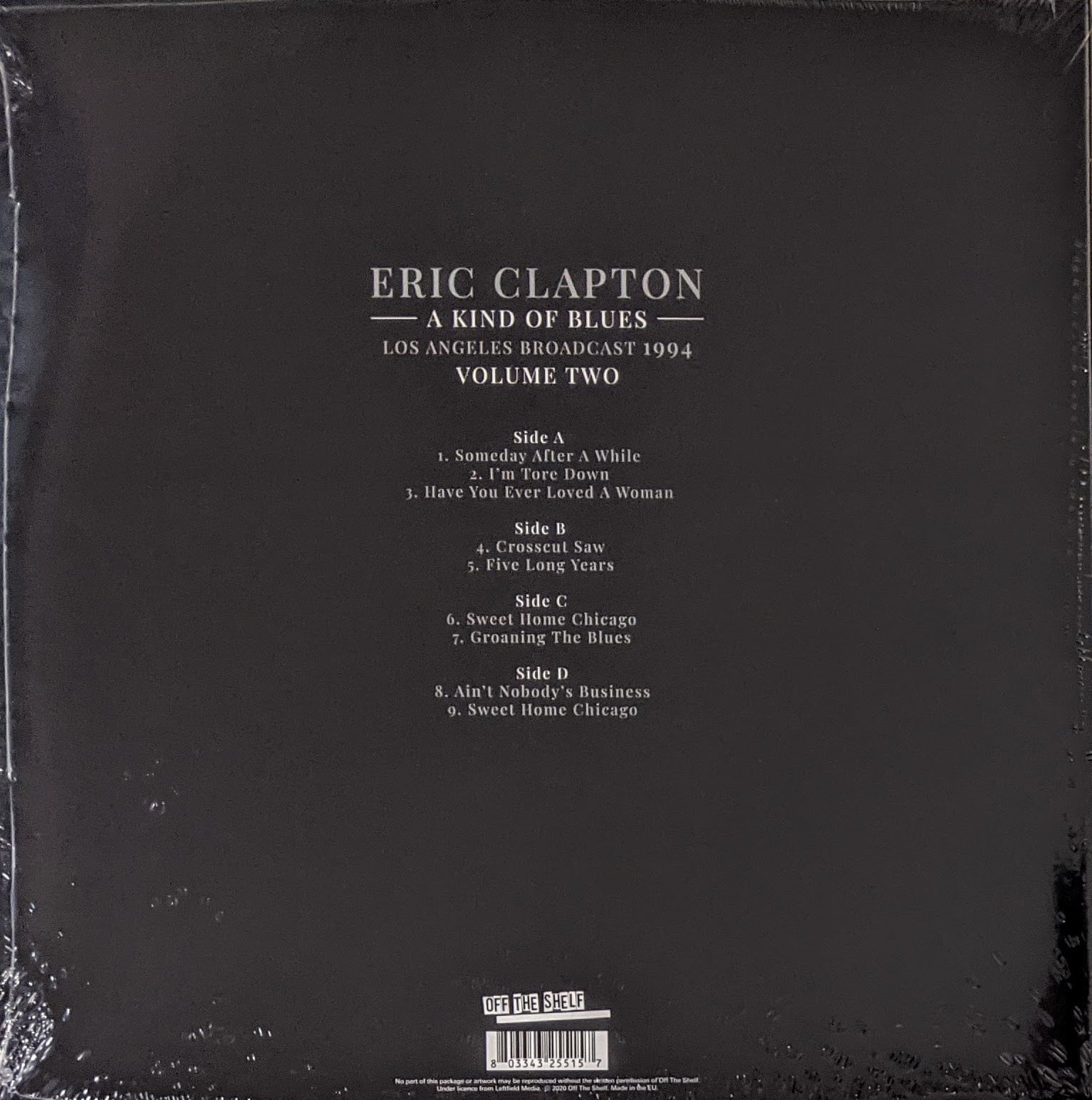 Eric Clapton エリック・クラプトン - A Kind of Blues Vol.1/Vol.2 各