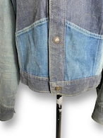 Crazy pattern denims jacket