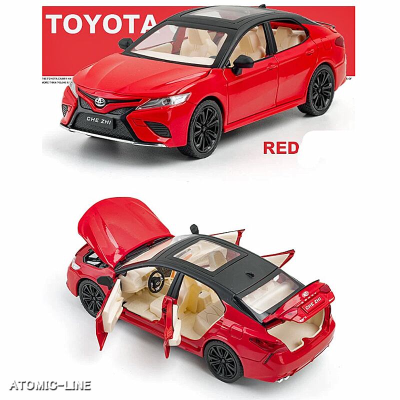 TOYOTA アバロン 1/24 ミニカー 全3色 ライト点灯 エンジンサウンド