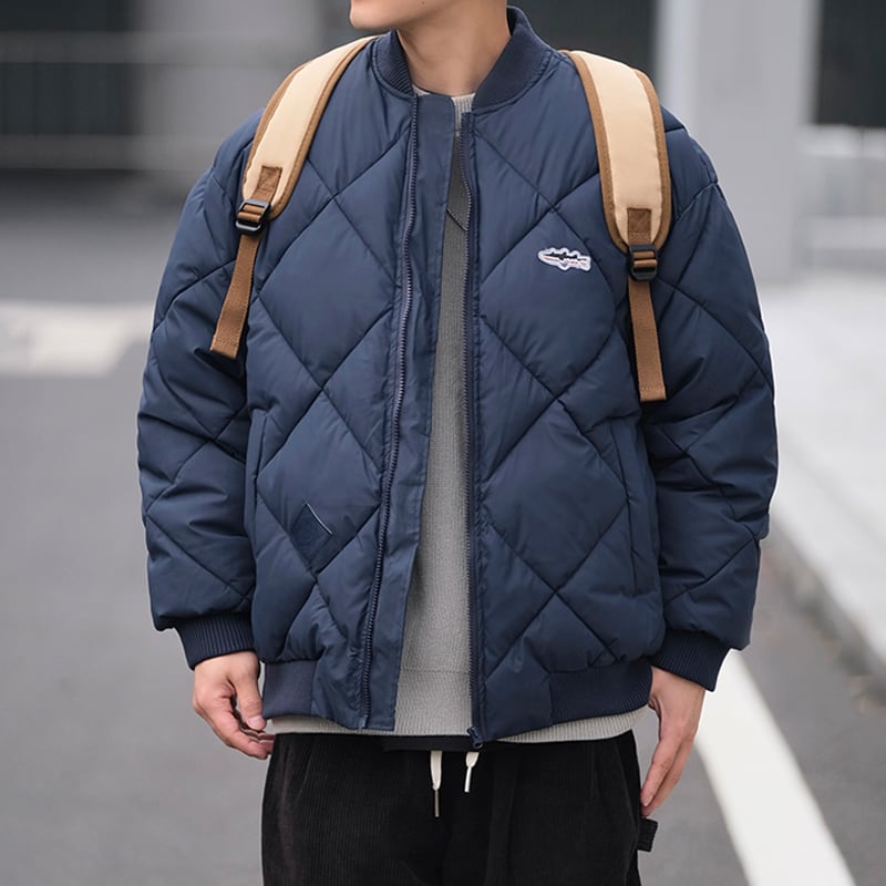 キルティングボリュームワンポイントパデットジャケット 00012