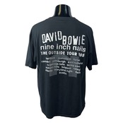 【NINE INCH NAILS】ナインインチネイルズ DAVID BOWIE THE OUTSIDE TOUR 1995 Vintage Tシャツ XL