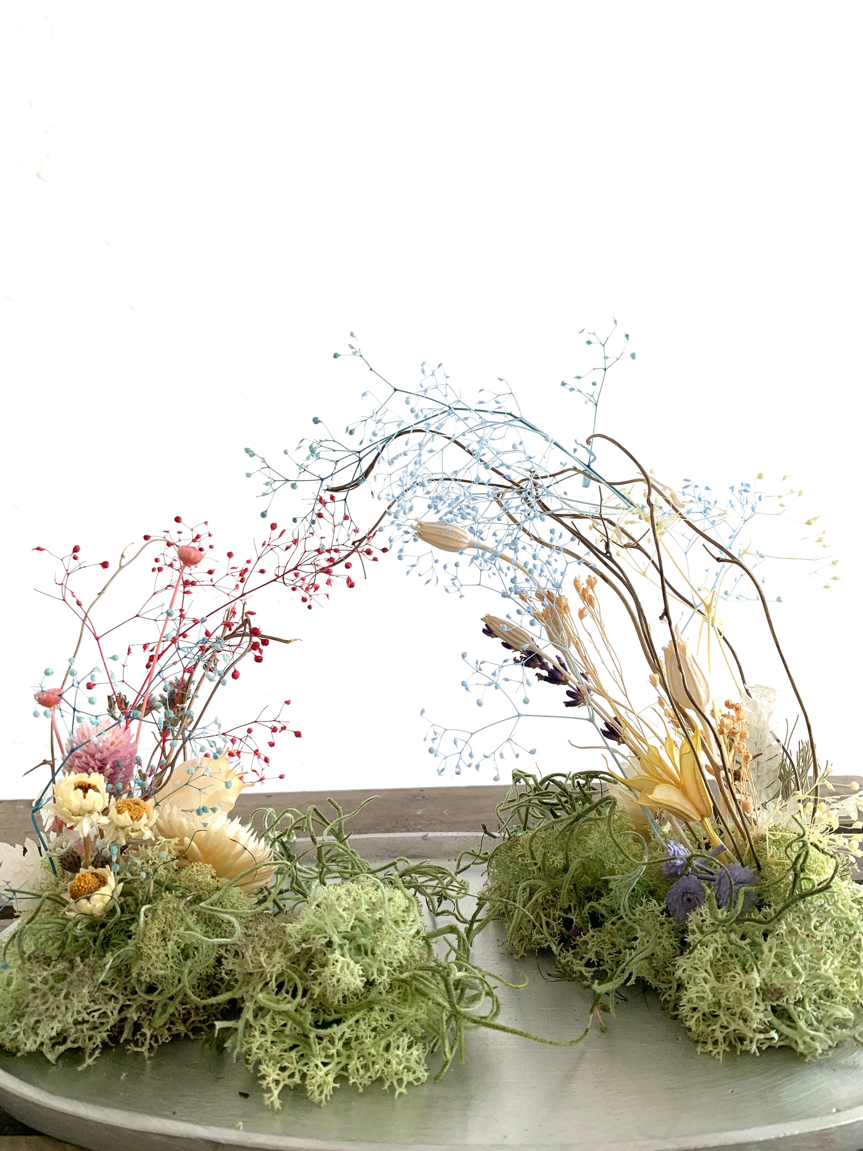 シルバープレートドライフラワー