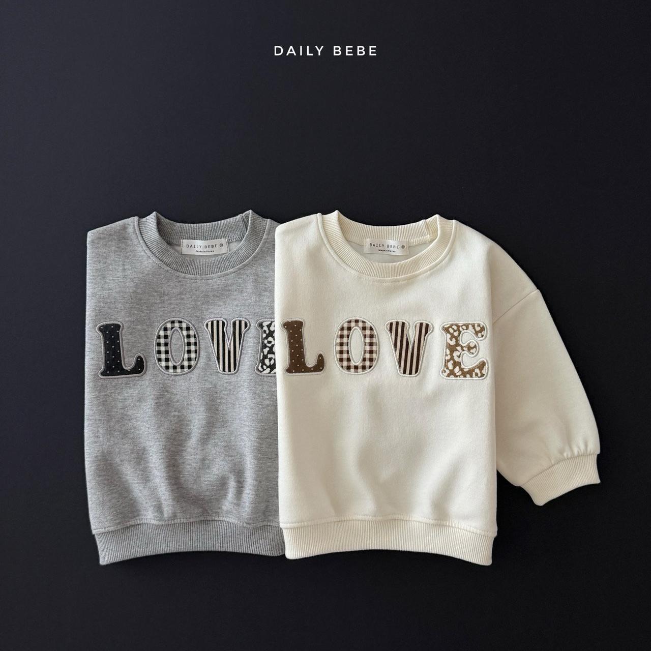 【2点送料無料】«予約»«ジュニアサイズあり»«daily bebe» ラブmtm 2colors