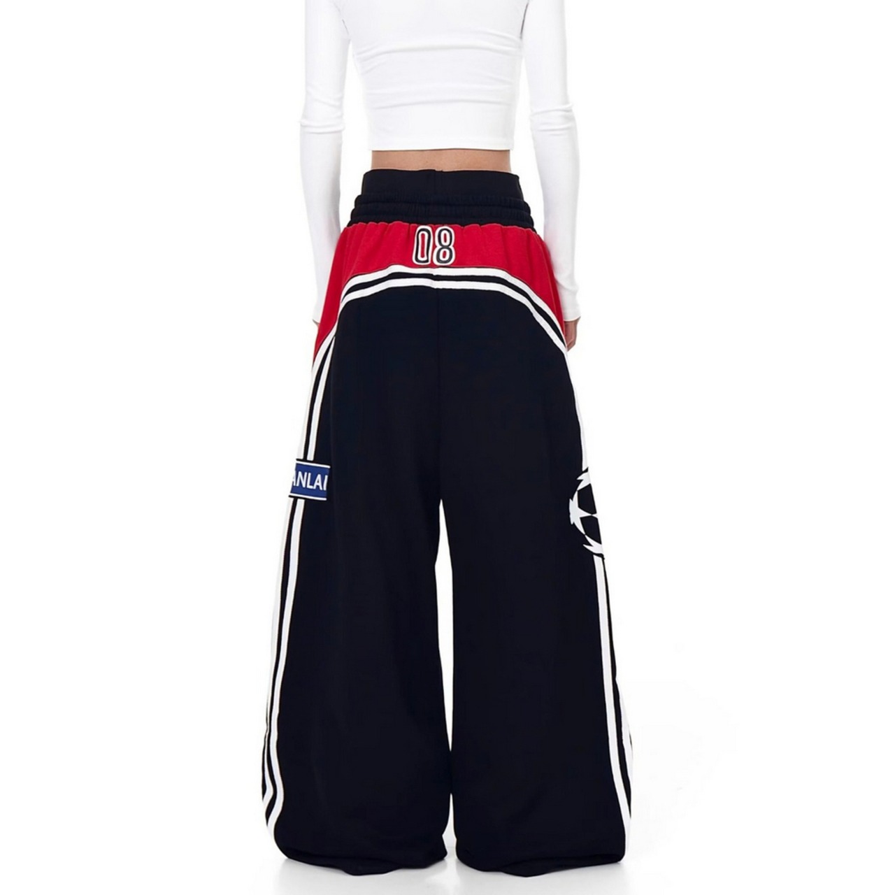 ストリート  1998フェイクレイヤード スウェットパンツ P372