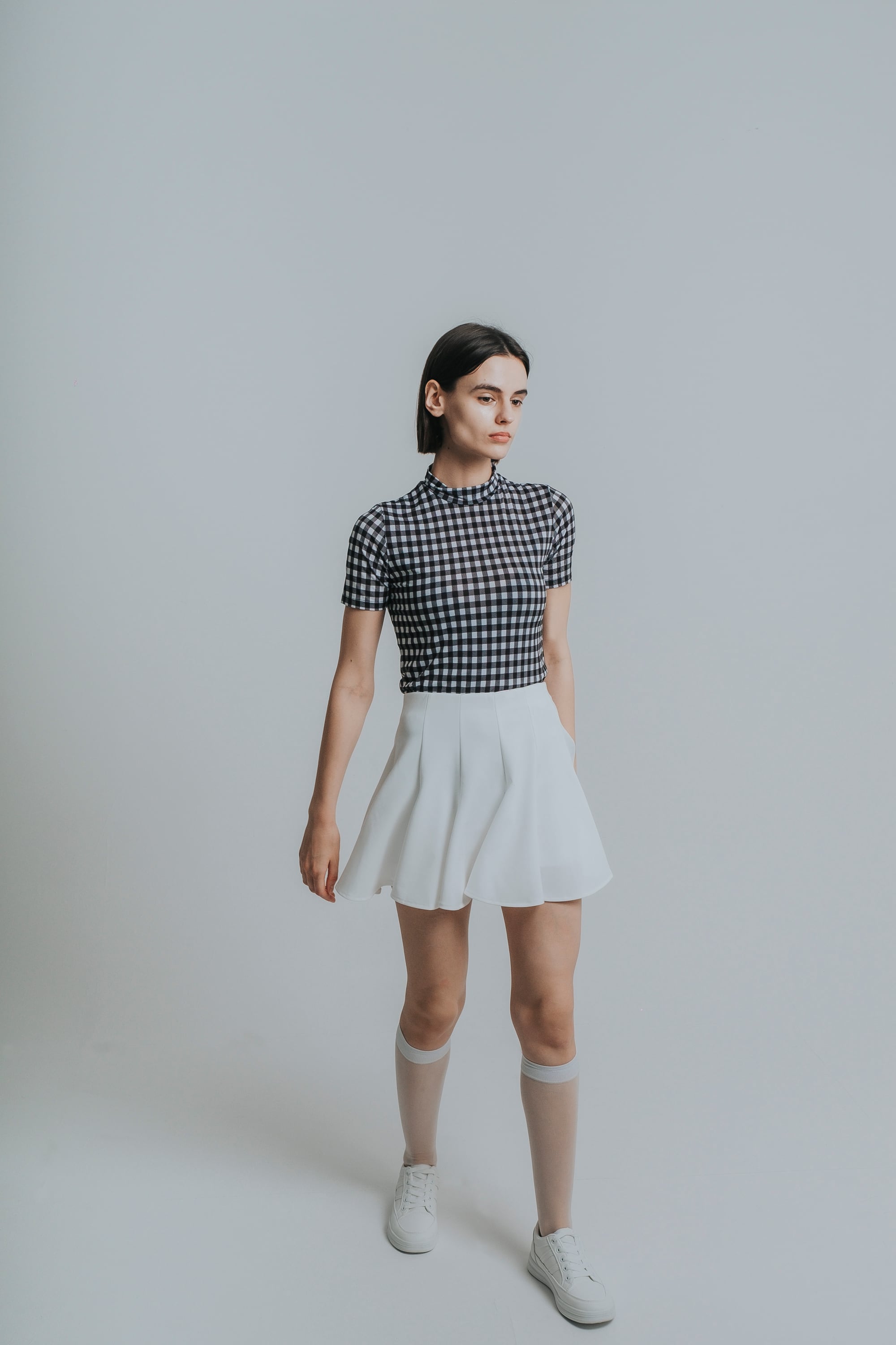 FLARE SKIRT (OFF) | ENTI
