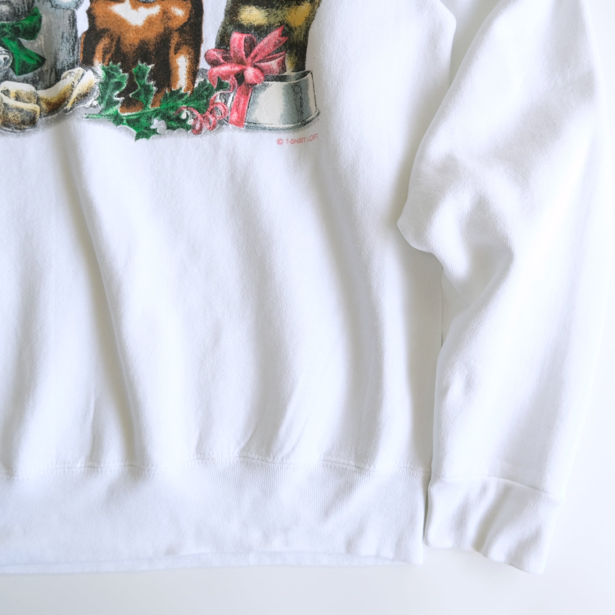 ONEITA】USA製 90's 両面 犬 プリントスウェット 白 M | RE:FOUND ONEITA】USA製 90's 両面 犬 プリントスウェット 白 M | RE:FOUND