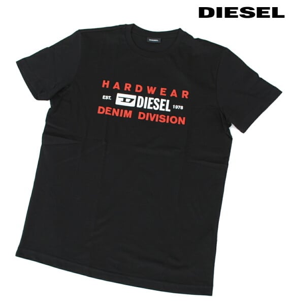 DIESEL ディーゼル Tシャツ 半袖 プリント Tシャツ メンズ　T-DIEGOS-K32 BLACK 2020 秋モデル | BEES HIGH  powered by BASE