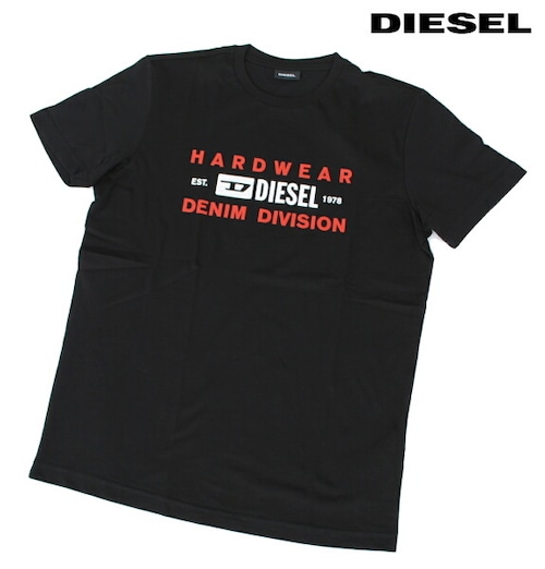 DIESEL ディーゼル Tシャツ 半袖 プリント Tシャツ メンズ　T-DIEGOS-K32 BLACK 2020 秋モデル