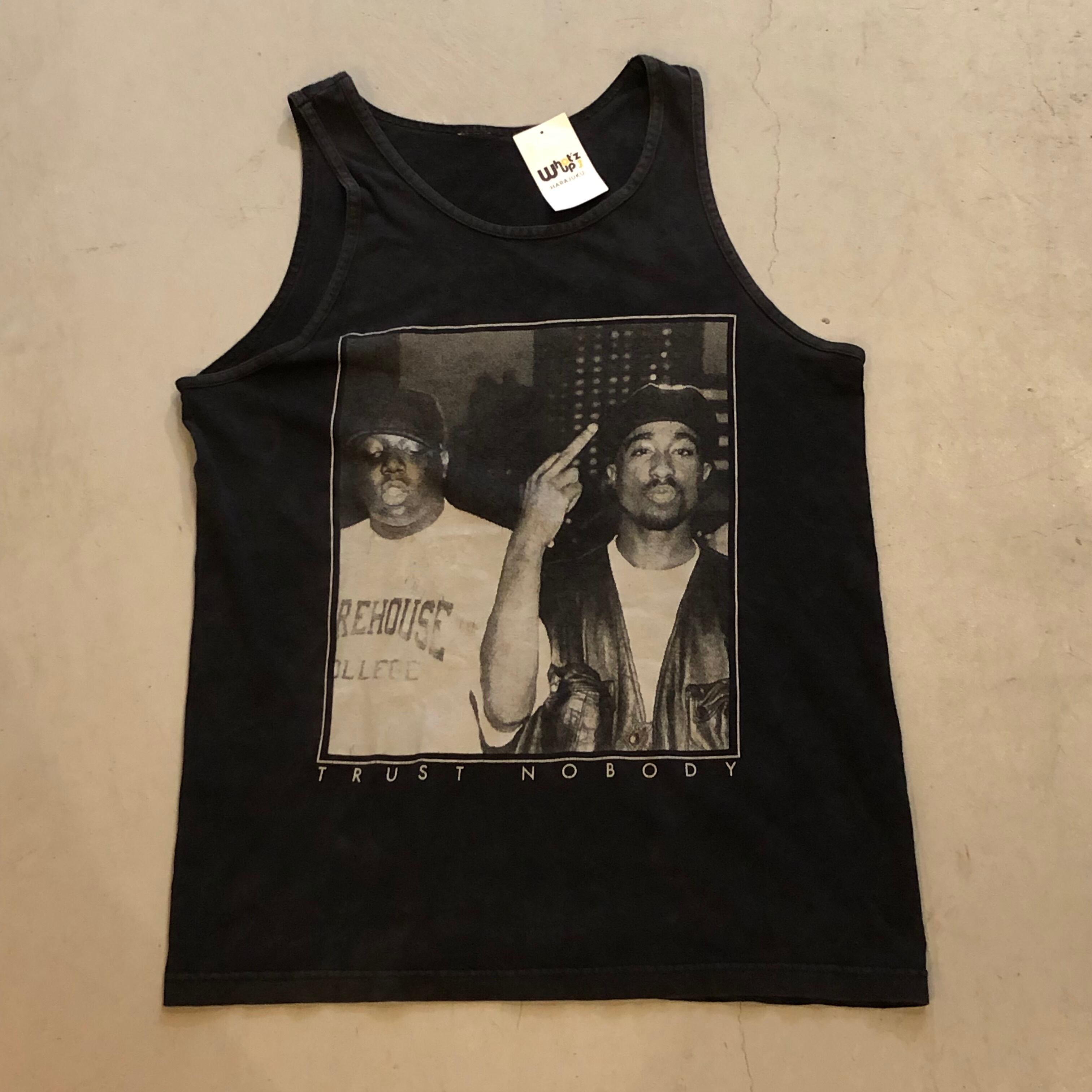 00s the notorious big & 2pac tank top t-shirt【高円寺店】