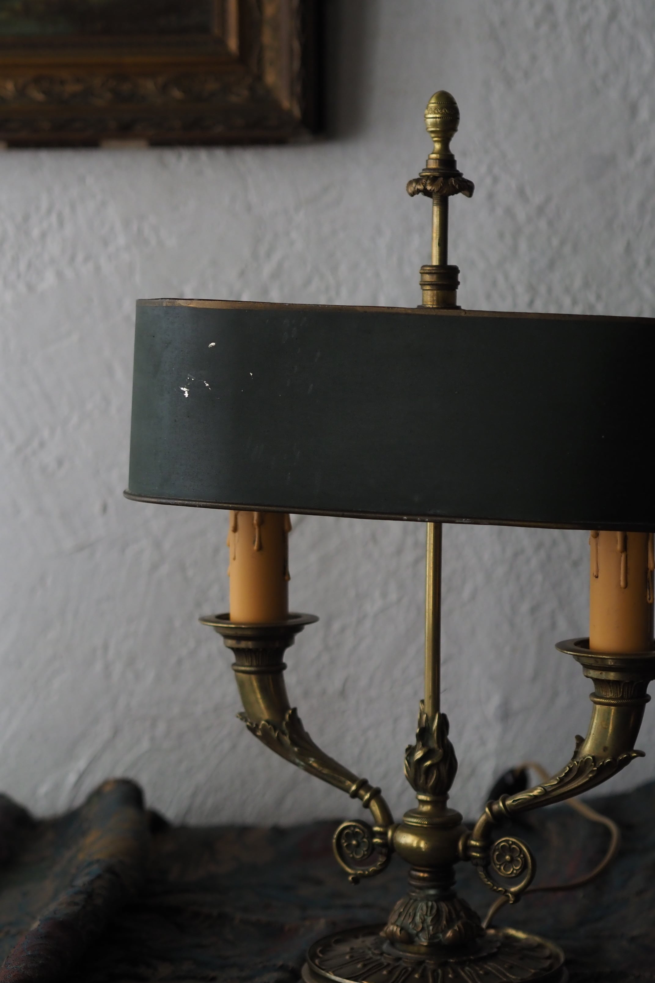 フランス ブイヨットランプ-antique french stand lamp | アンティーク