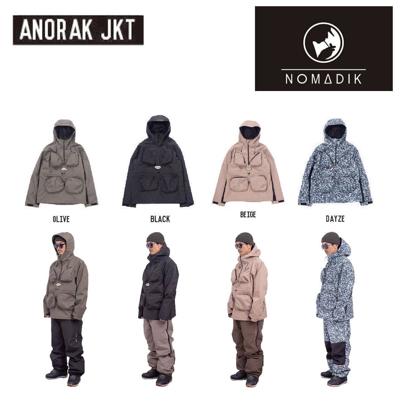 23-24 NOMADIK ANORAK JKT 予約モデル スノーボード ウェア