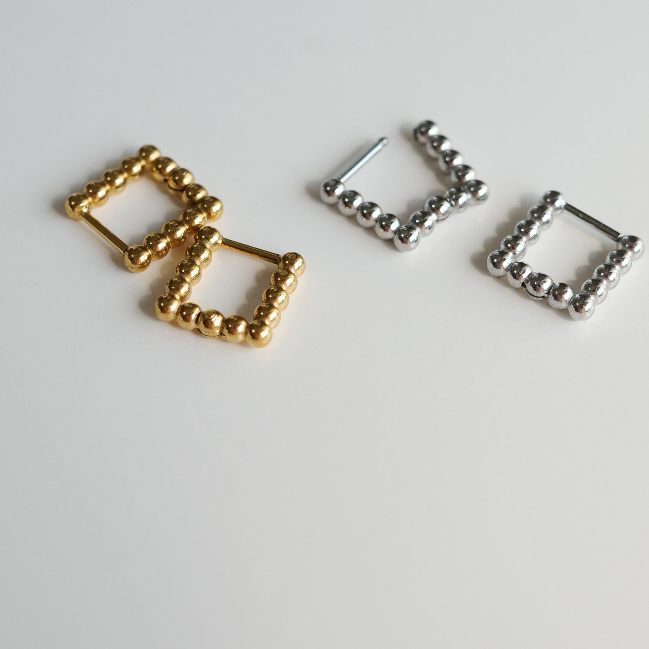 再入荷*stainless square dot pierce SP403 | RIN. accessory