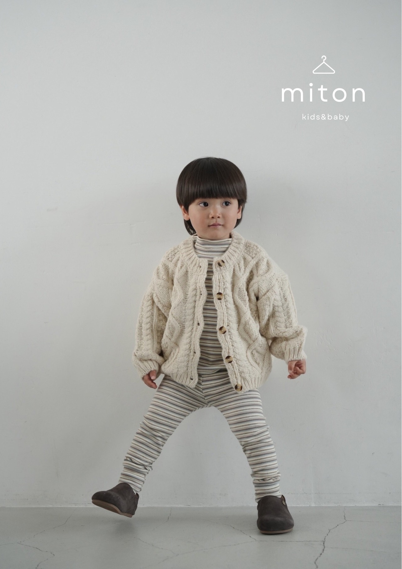 【original】mix border leggings