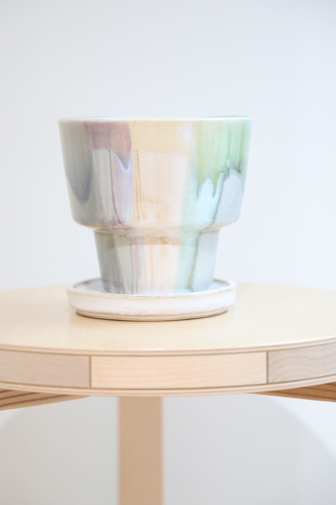 オーラポット フレア /陶器鉢