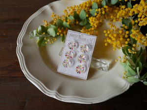 ガラスのボタン　France vintage antique