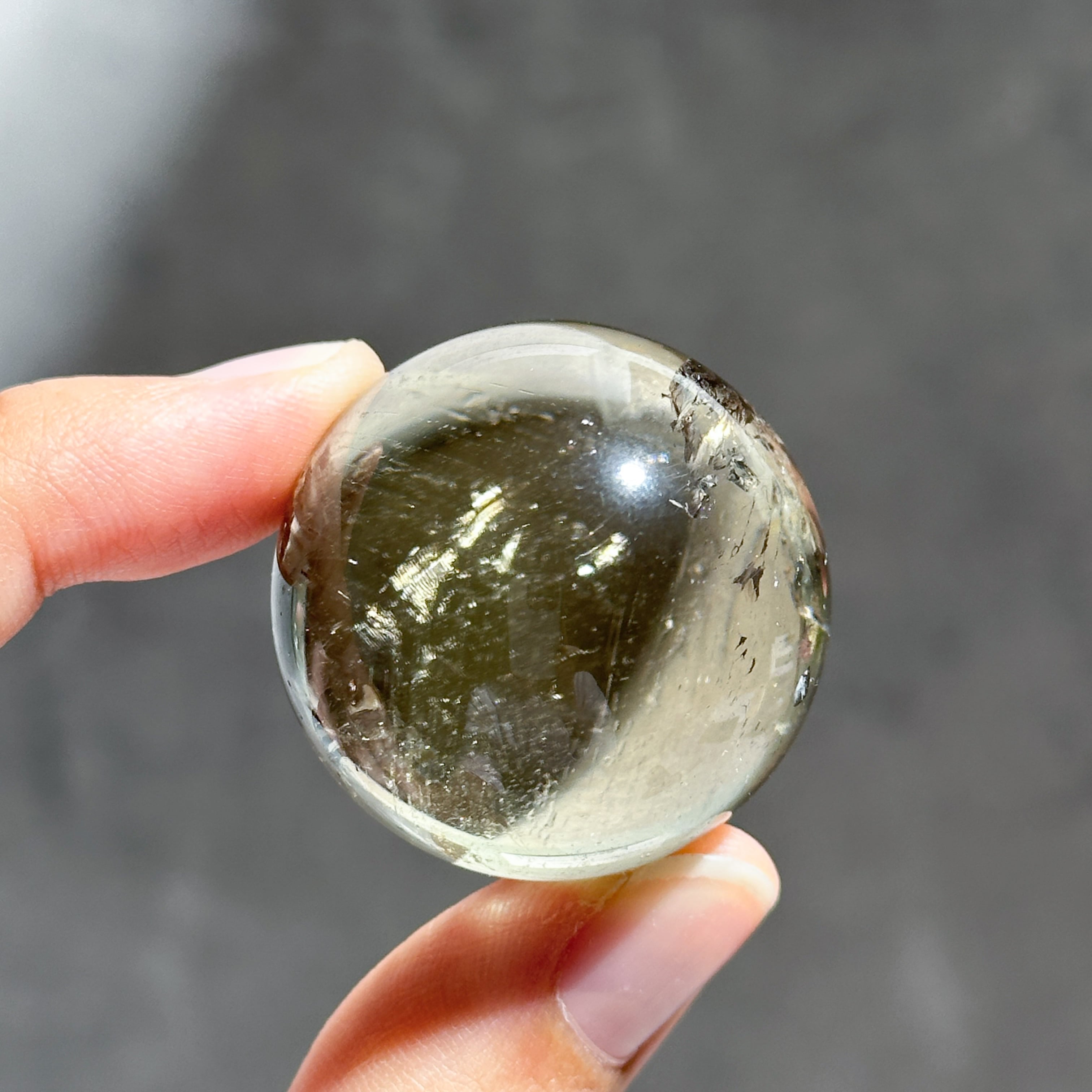 シトリン（黄水晶） スフィア03 ◇ Citrine ◇ 天然石・鉱物