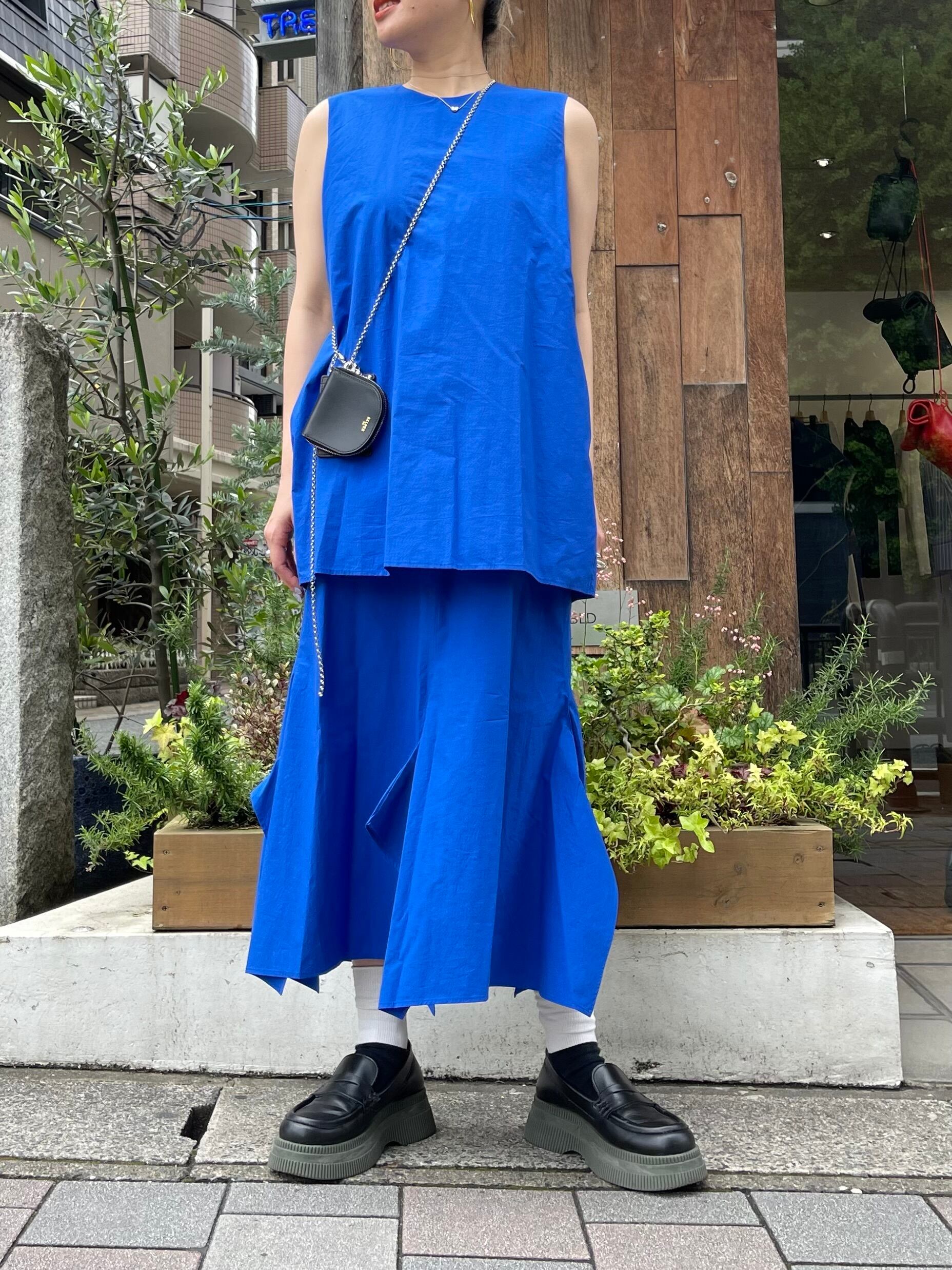 23SS】ENFOLD エンフォルド / BOX SQUARE-HEM DRESS | TRENTオンライン