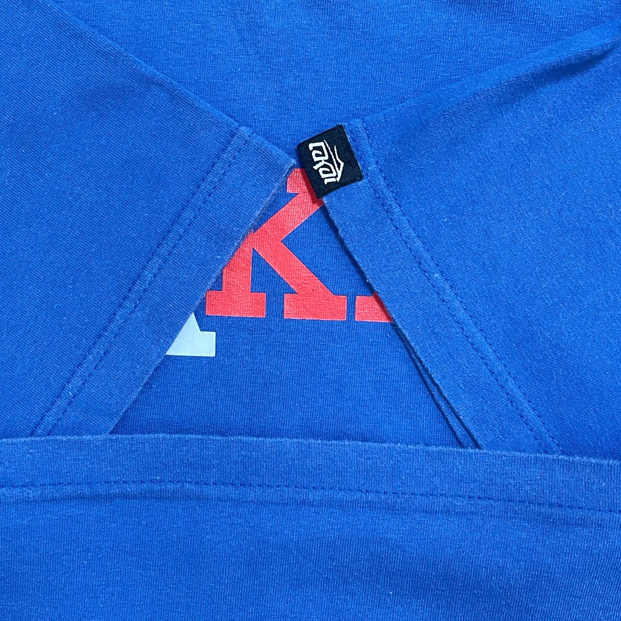 【LAKAI】USA製 ロゴ Tシャツ バックプリント 99 ナンバリング スケボー ラカイ ブルー M US古着