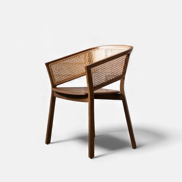 Bucket Rattan Chair Brown / バケットラタンチェア ブラウン色 K01639W8