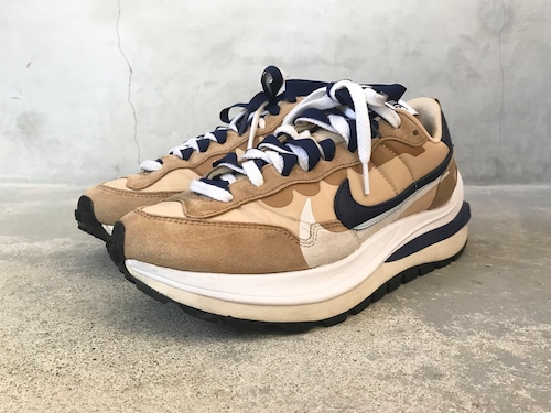 2021 SACAI × NIKE VAPOR WAFFLE SESAME/BLUE VOID-WHITE