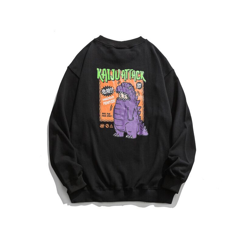 Yidao Vintage 20 Autumn Cartoon Sweatshirt ese Art Style Boys All-match Round Neck PulloverJacket-アリババ オータム 秋物 Oネック ビンテージ hip6-161125931056283
