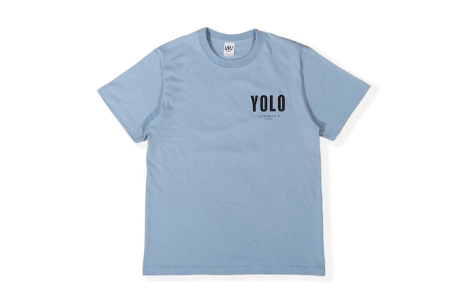 【YOLO surf T-shirt】/ dusty blue