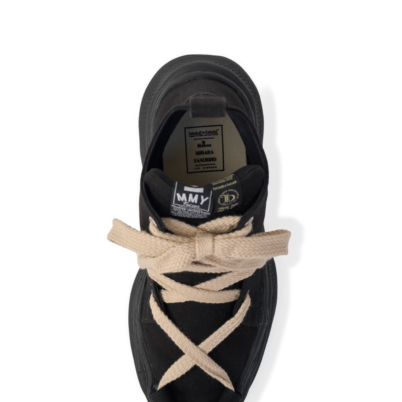 ROLL-TONGUE STAINING SHOES feat. Maison MIHARA YASUHIRO (MID CUT
