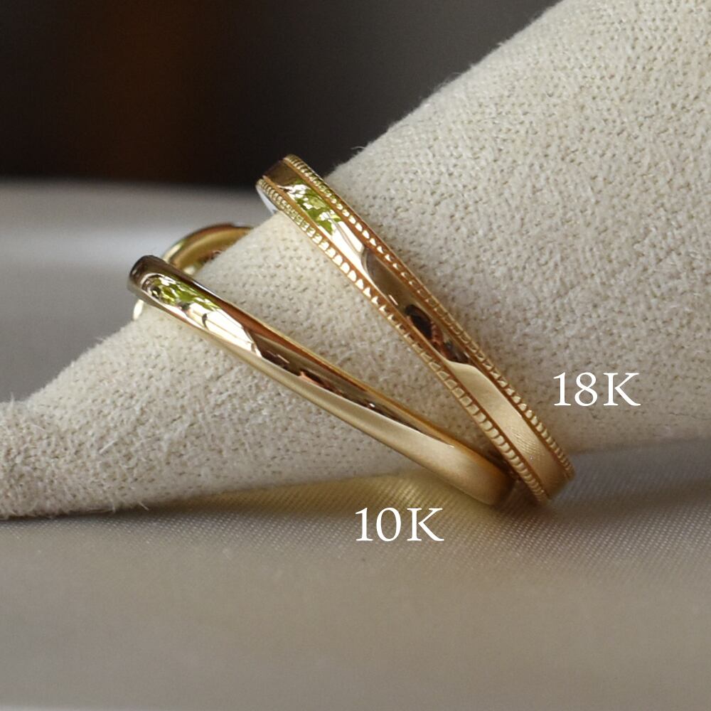 Solitaire Set】モアサナイト エンゲージリング&マリッジリング