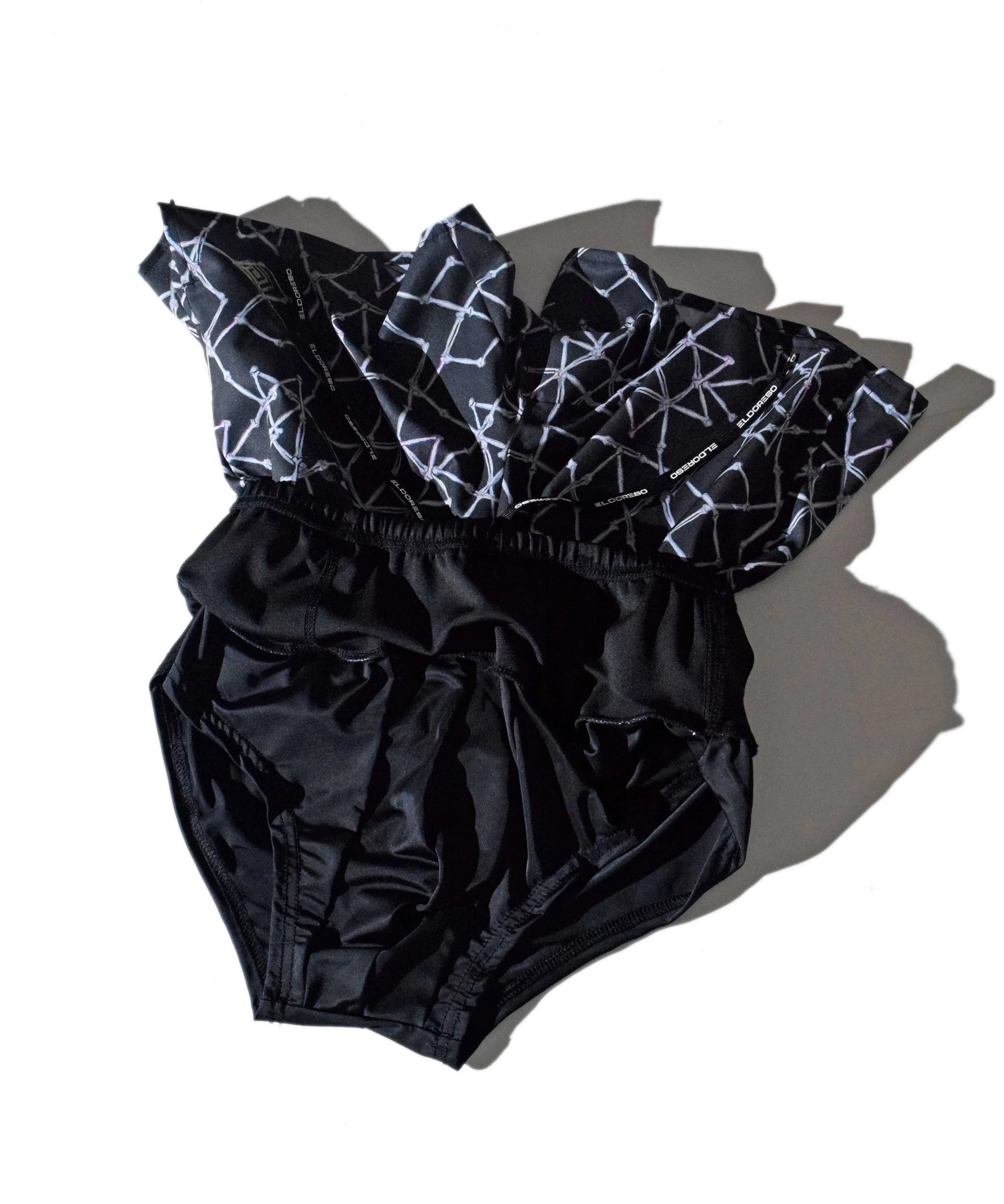 ELDORESO黒 M ランニングショーツ ロゴ入り ELDORESO（エルドレッソ）Universal Shorts -Black メンズレディース