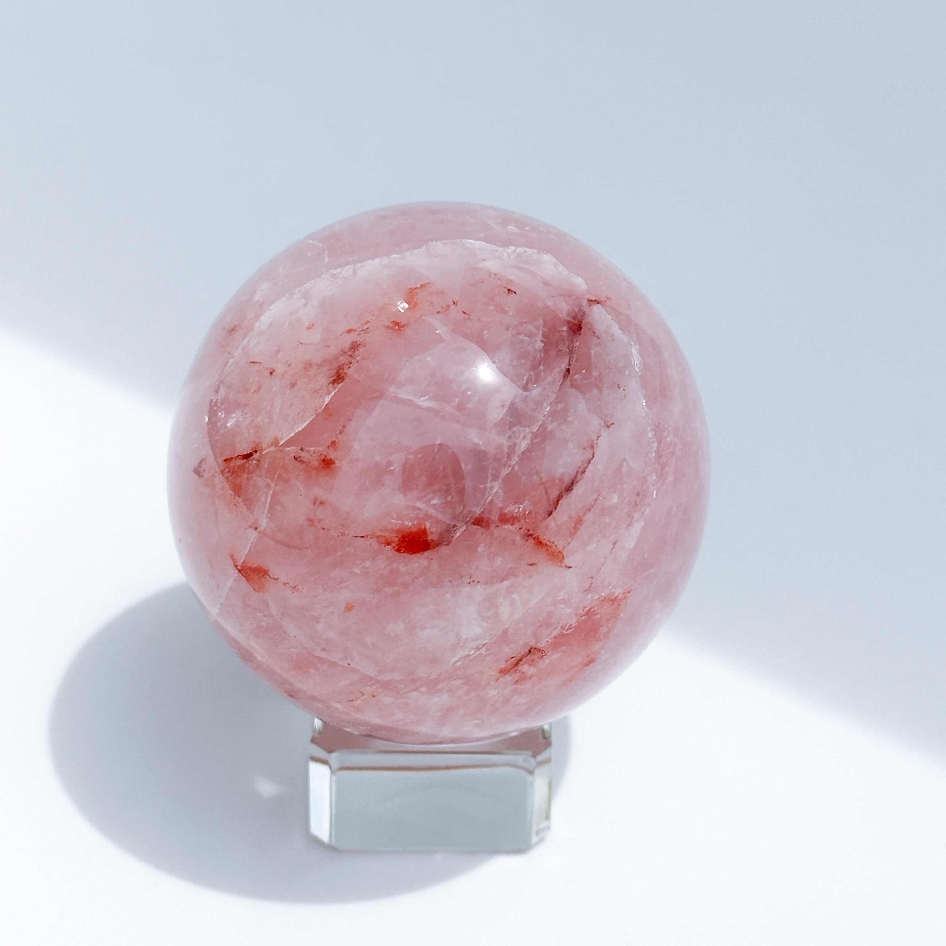 ローズクォーツ スフィア21◇Rose Quartz◇天然石・鉱物