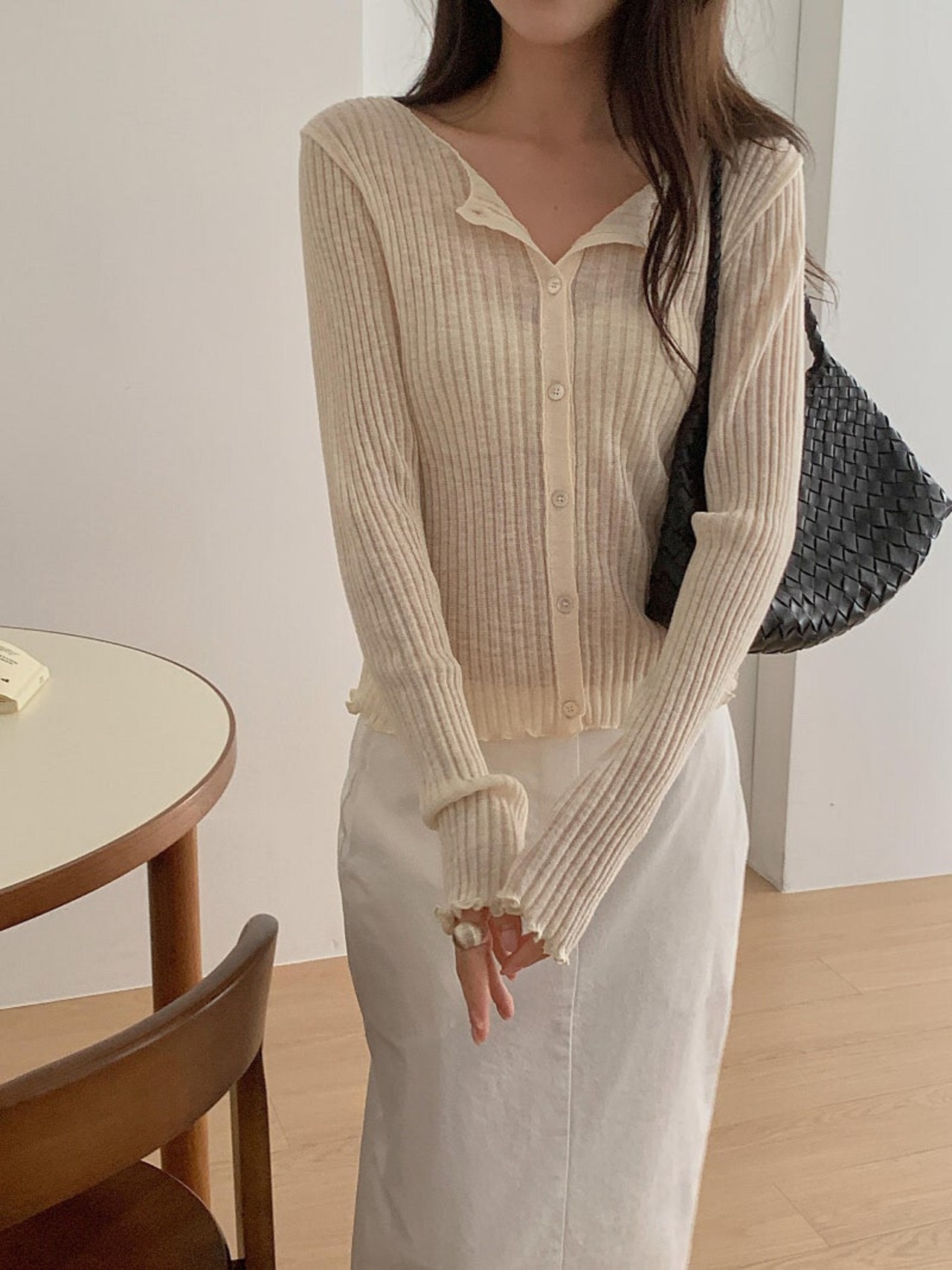 (予約) miel / Way cardigan 3color