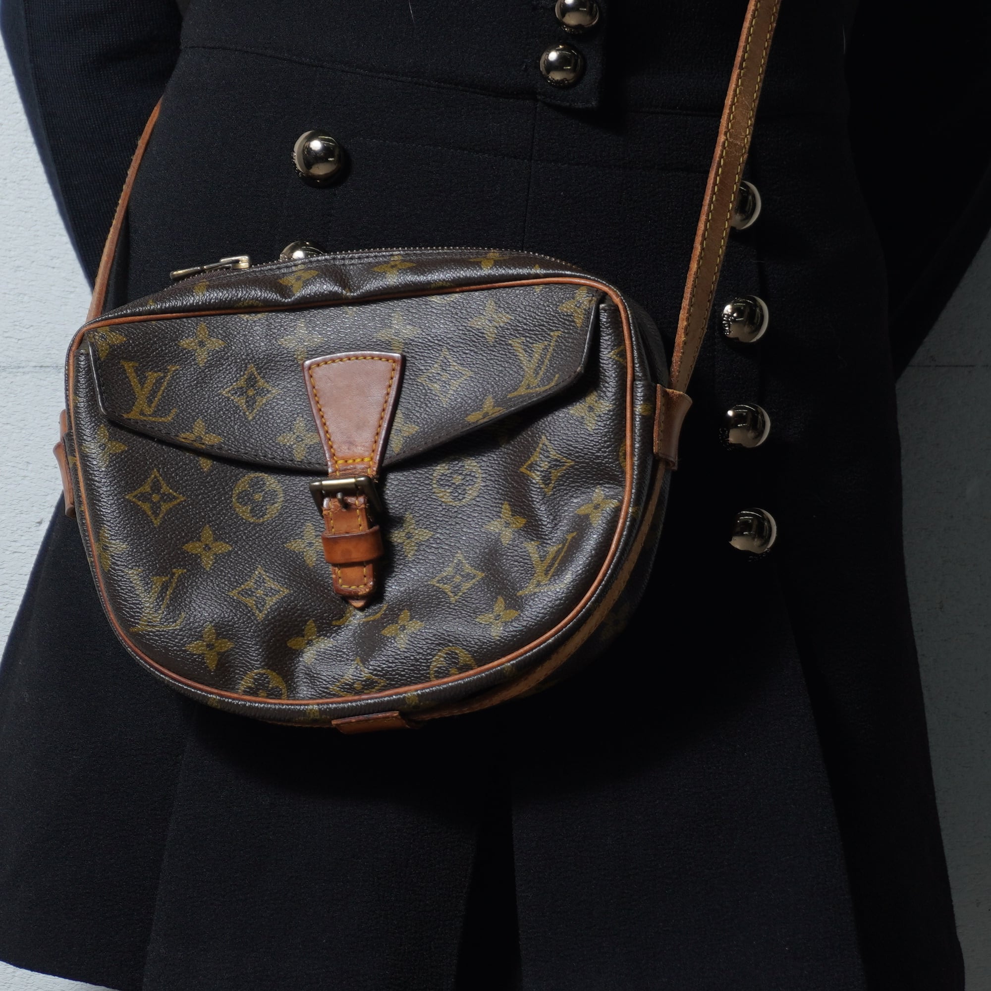 LOUIS VUITTON】ルイヴィトン ジュヌフィーユモノグラムレザー