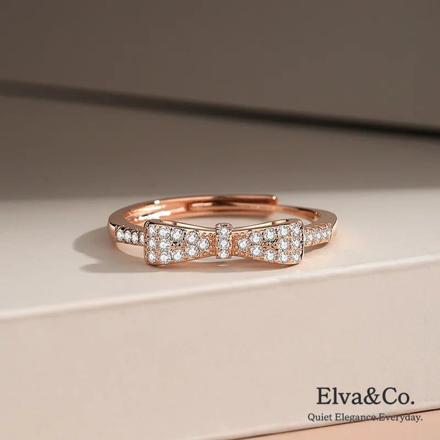 Bijou Ribbon Ring（ビジューリボンリング）